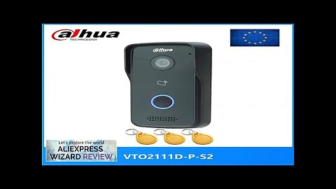 Dahua Multi-language VTO2111D-P-S2 802.3af PoE IP Villa DoorbellVideo intercomIP Door Review