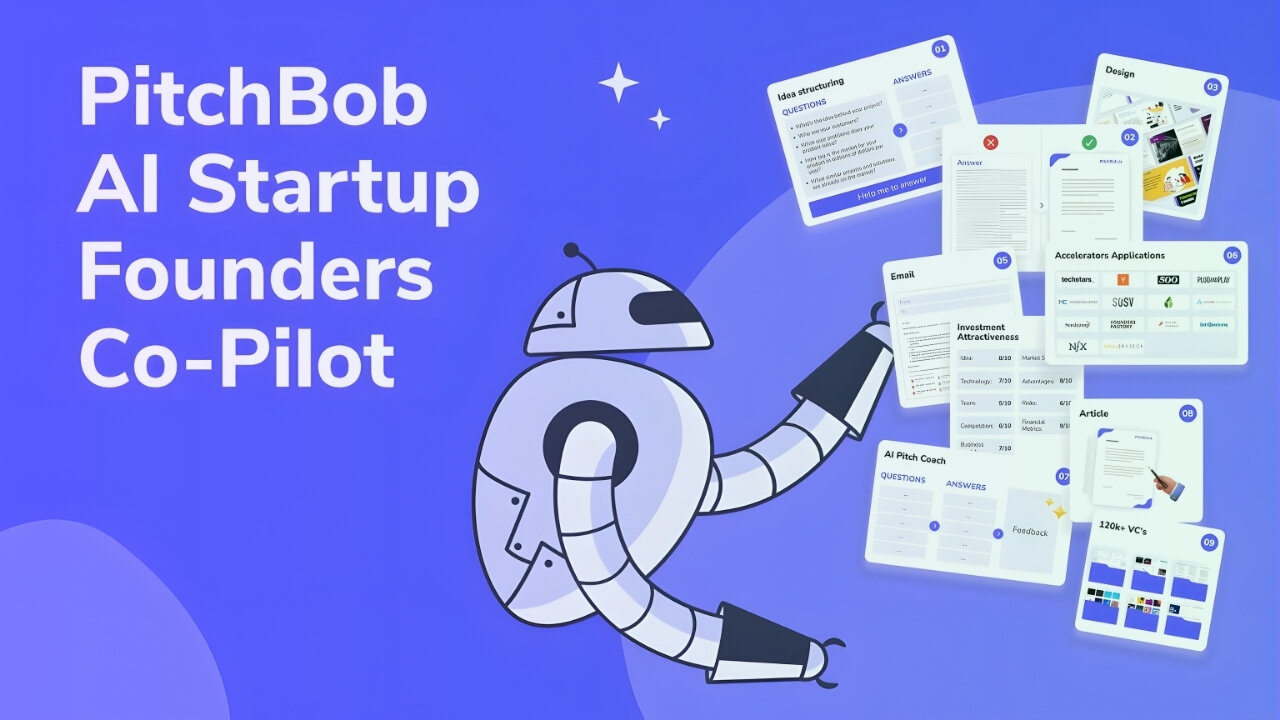 Simplify Startup Success with PitchBob AI Co-Pilot | Pitchbob Lifetime Deal