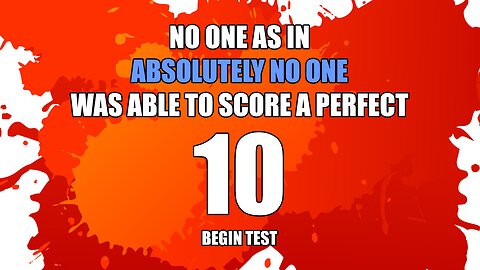 Share if you did score a 10