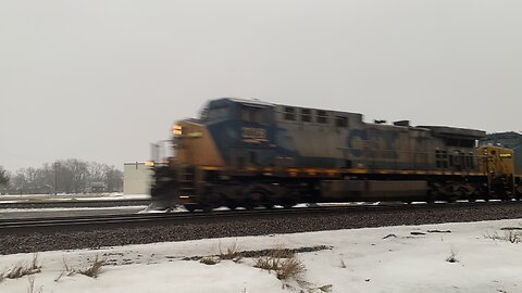 Short CSX Train led by YN2 228 and 208