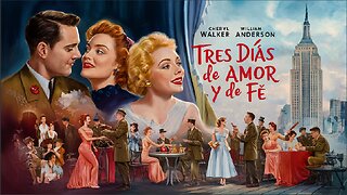 TRES DIAS DE AMOR Y FE (1943) Cheryl Walker, William Terry y Judith Anderson|Romance| Blanco y negro