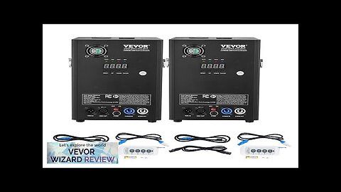 VEVOR Cold Spark Firework Machinex2 700W 6.6-16.4ft Stage DJ Wedding Event Party Review