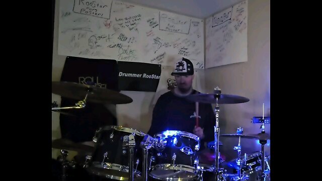 January 8th 2025 Legally Blind Drummer RooStar Drum Solo.