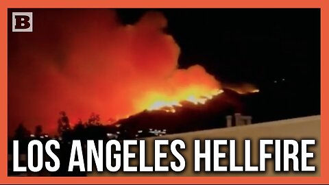 Footage Captured from Rooftop Shows Hellish Flames from Los Angeles Fires
