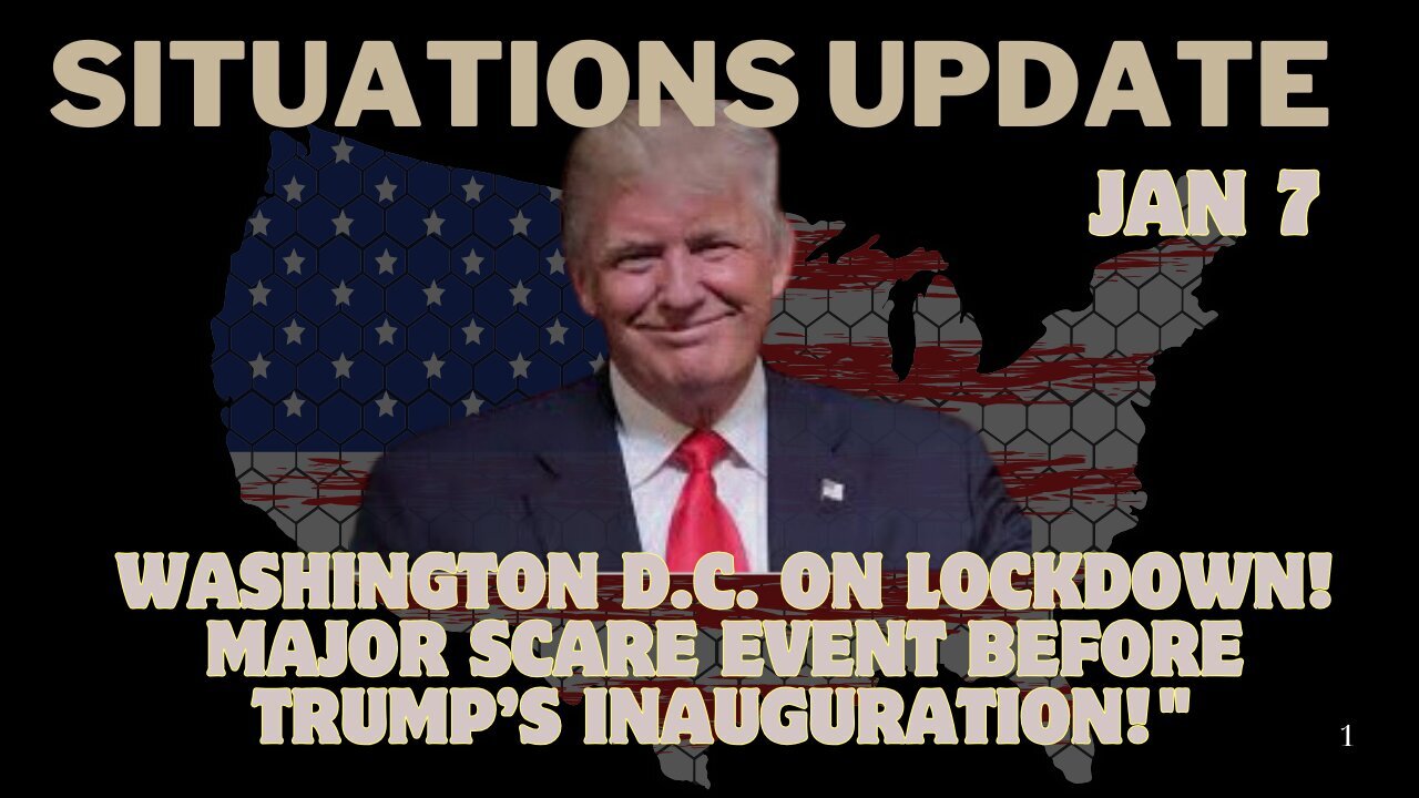 Situation Update – Washington D.C. On Lockdown! Major Scare Event Before Trump’s Inauguration!