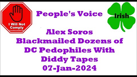 Alex Soros Blackmailed Dozens of DC Pedophiles With Diddy Tapes 07-Jan-2025