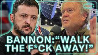 Steve Bannon: "Walk the F*ck Away" from Ukraine Economic Partnership Deal