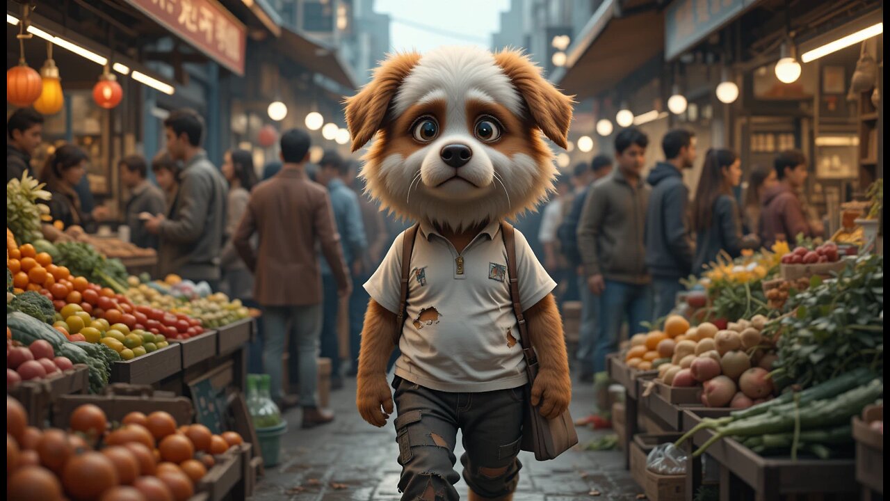 The poor puppy was made fun of by his friends because he did not have good clothes
