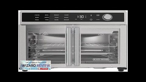 BLACK+DECKER Crisp 'N Bake French Door Air Fryer Oven TO62D5-1SD 12 Cooking Review