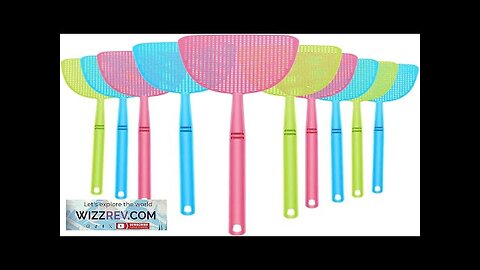 Boao 10 Pieces Fly Swatter Colorful Strong Flexible Manual Fly Swat Set Review