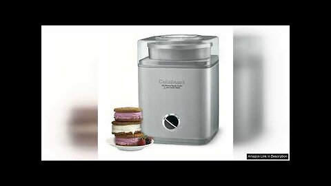 CUISINART Ice Cream Maker, Ice Cream and Frozen Yogurt Machine, 2-Qt. Double-Insulated Review