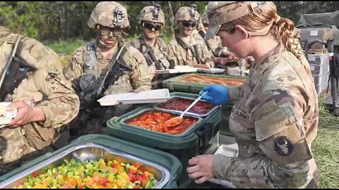 How US Military Feeds 1000s of Soldiers During Rush Hour in Forest