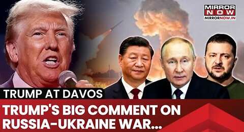 WEF Davos 2025: Trump Speaks On Russia War, 'Young People Being Shot..', Says 'Want To Meet Putin'