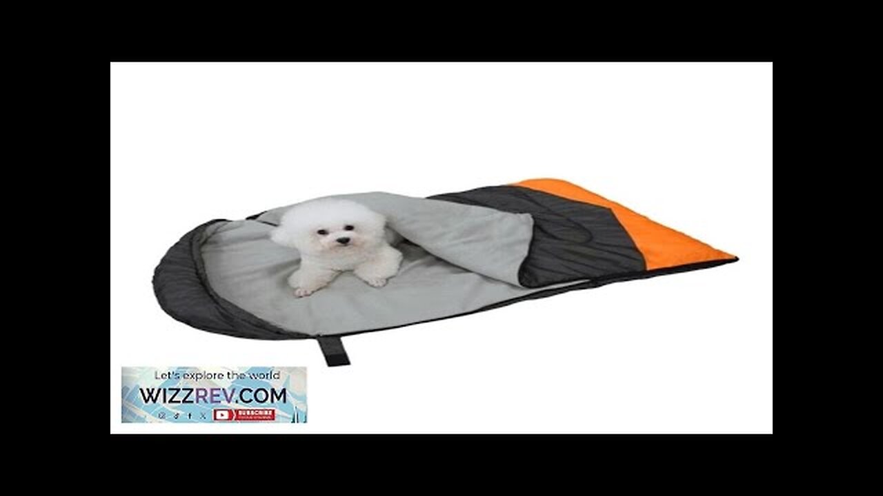 IPRee Outdoor Pet Dog Sleeping Bag Adjustable Temperature Heating Dog Bed Camping Review