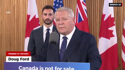 ‘We need to end the chaos once and for all’: Ontario premier reacts to tariffs