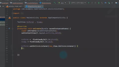 04 Android Studio Tutorial OnClickListener for Multiple Views Using All Possible Methods