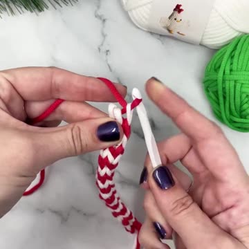 Learn to Crochet： Two Color i-Cord