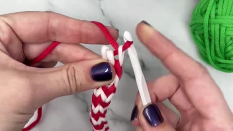 Learn to Crochet： Two Color i-Cord