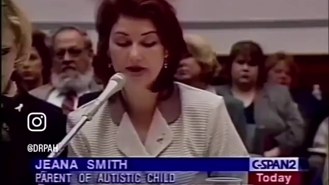 5 Years Ago, In 2000, Distressed Parents Tell Congress How Vaccines Caused Their Child's Autism