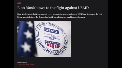 Elon Musk blows to the fight against USAID 😎