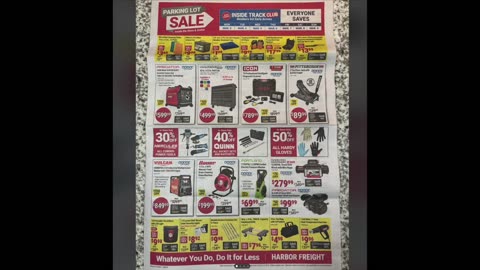 Harbor Freight Leaked Ad!