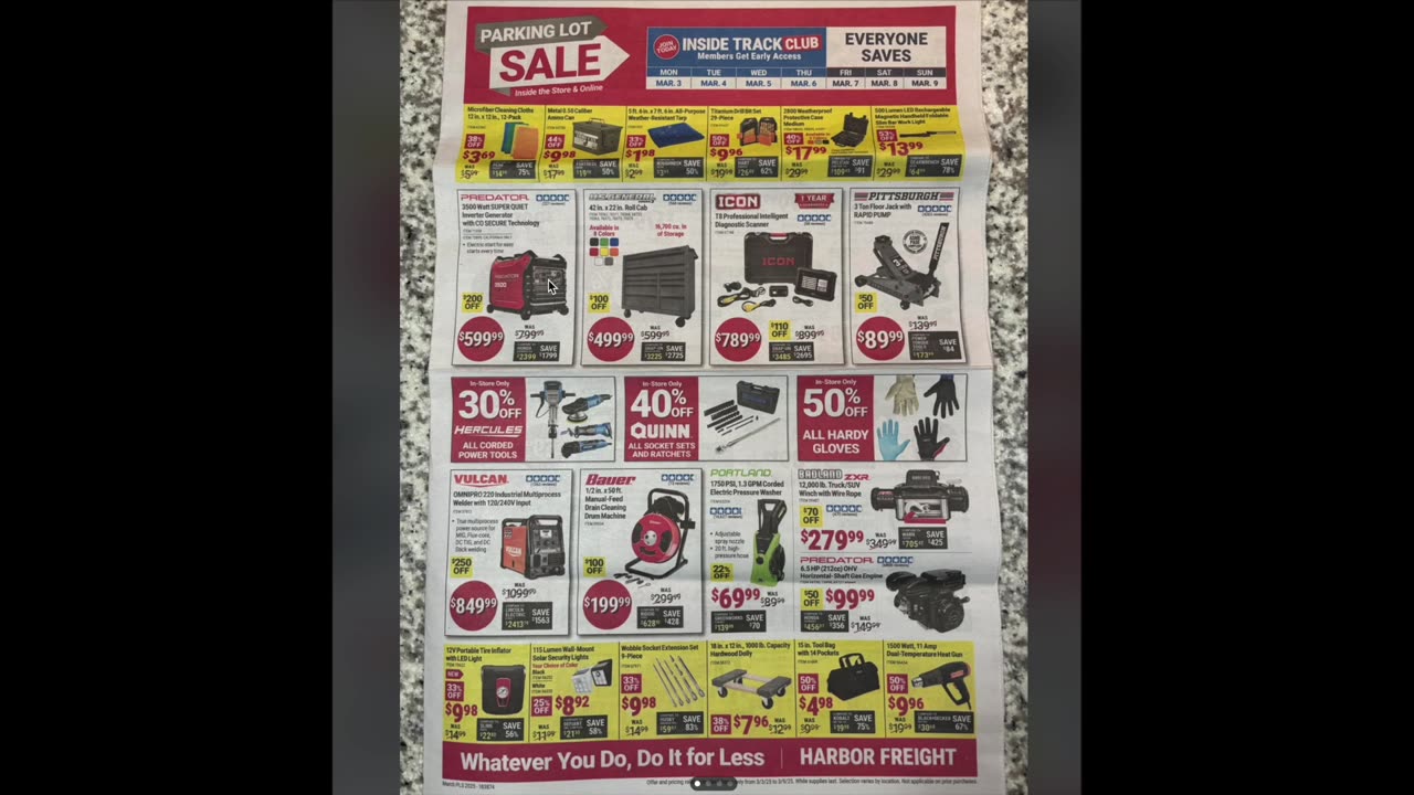 Harbor Freight Leaked Ad!