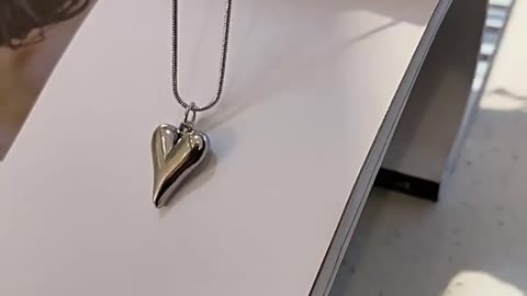 Love Heart Pendant Necklace FOR $0.37