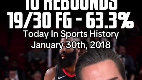 1/30/2018 IN SPORTS HISTORY