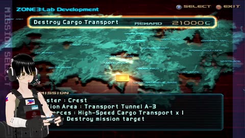 Armored Core 3 Silent Line Mission 10 Destroy Cargo Transport