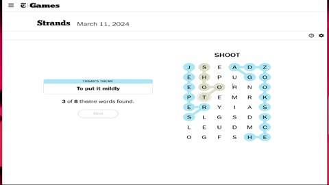 NYT Strands February 26: Solving the Puzzle with Hints