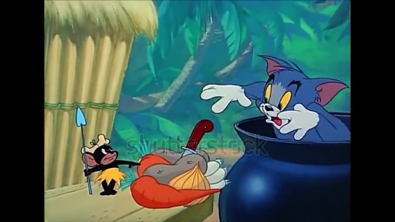 Tom and jerry fight