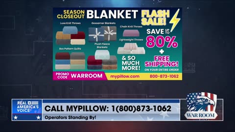 FLASH SALE: Order Your WarRoom Posse Exclusive Deals At MyPillow.com/warroom