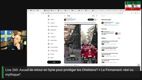 Live 260: Assad de retour en Syrie pour protéger les Chrétiens? + Le Firmament: réel ou mythique?