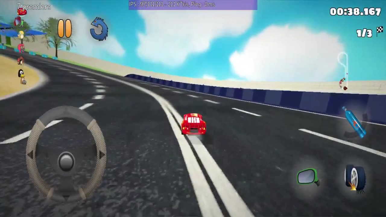 SuperTuxKart But Is Flash/Lightning McQueen From Rocket League