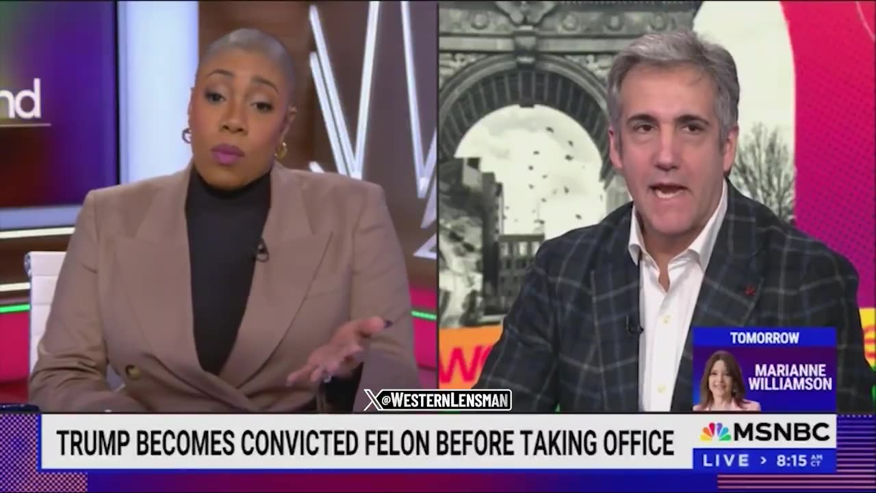 🚨Michael Cohen is begging for a pardon on MSNBC