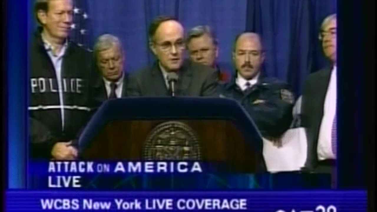 911 Friday Morning Press Conference With Giuliani Pataki Mawn Kerrik September, 14 2001 Part 1