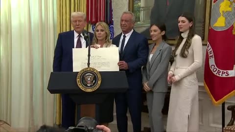 IN FULL: Robert F Kennedy Jr sworn in as HHS secretary in the White House, Washington D.C.