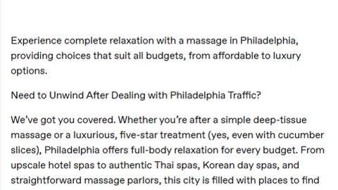 A Massage in Philadelphia for Every Budget