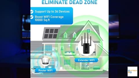 2024 WiFi Extender Signal Booster for Home