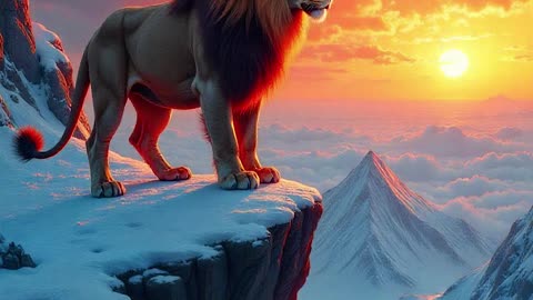 Fire & Ice Lion