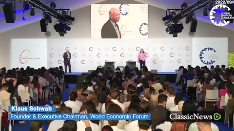 In a leaked video from a closed WEF orientation session, Klaus Schwab promises