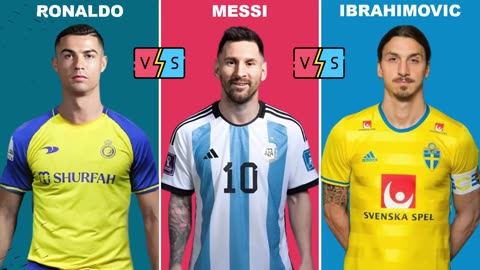 Comparison: Zlatan Ibrahimovic vs Cristiano Ronaldo vs Lionel Messi