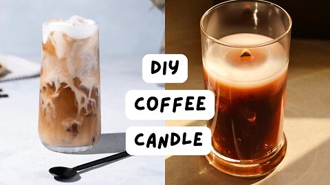 How to make Realistic Coffee Candle | DIY Coffee Candle with Cold Foam! | Sweet Star Candles