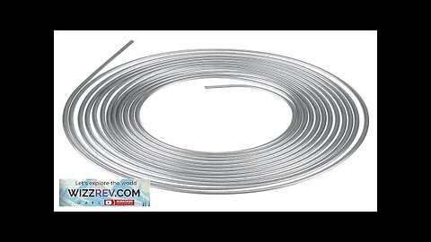 25ft Brake Pipe Copper Line 3/8'' OD Steel Zinc Silver Brake Line Review