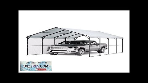 VEVOR 12' x 20' Metal Carport Heavy Duty Outdoor Car Shelter Garage Review