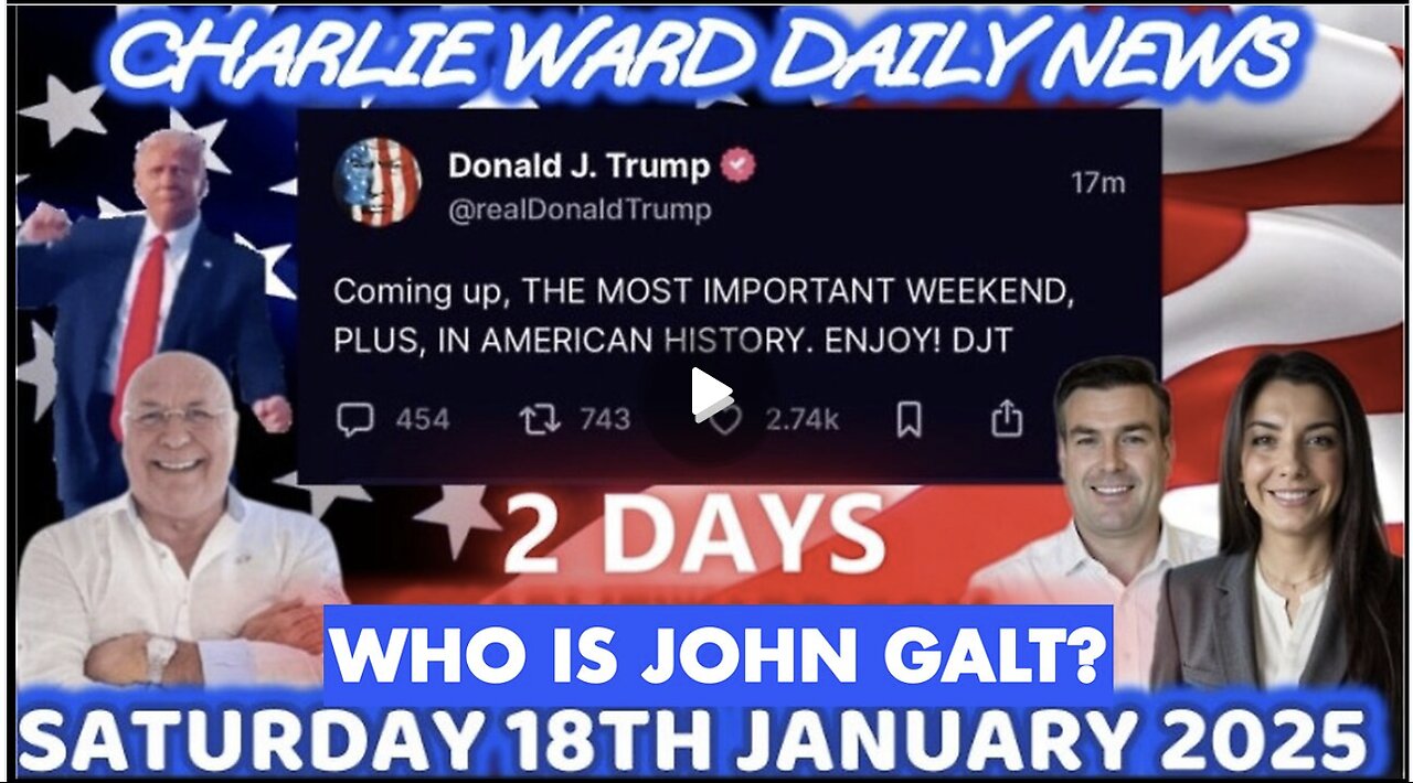 CHARLIE WARD DAILY NEWS- TWO DAY AWAY. TIK TOK BAN UPHELD, BIG WIGS LEAVING USA. SGANON, CLIF HIGH