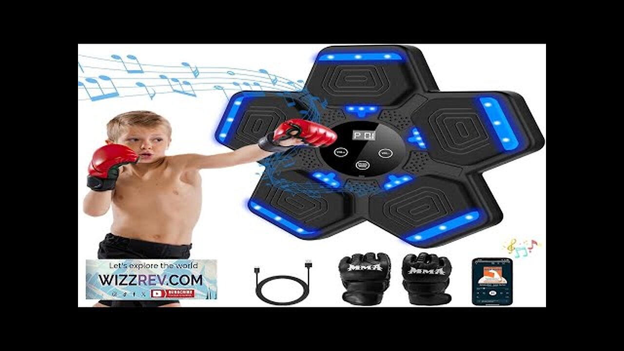 LOLBOX 2024 Music Boxing Machine with Boxing Gloves Smart Bluetooth Boxing Machine Review