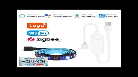 Smart Tuya Zigbee Led Strip Light Wifi USB TV Led Backlight Tape Review