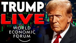 🔴[LIVE TRADING] Trump Addresses WEF || The MK Show