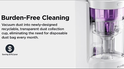 Eureka E10s Robot Vacuum with Bagless Self Emptying Station